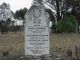 Photo of headstones/thumb_Angus McLennan d1901 mthr wife hdstn Banyena
